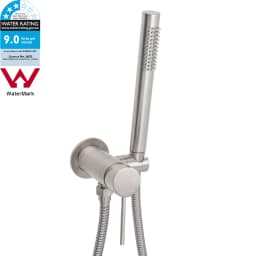 **Sydney Stock** KYLINS Brushed Gold Gun Metal Chrome Black Slim Hand Shower Head Holder Set with Mixer Taps Set WELS WATERMARK