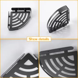 Kitchen Storage bathroom shelves Organizer Stainless Steel Shower Shelf Accessories Shampoo Rack multi-scenario Shelf