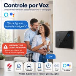 Melery Zigbee Tuya Smart AU Wall Socket Electrical Outlet Power Monitoring Touch Sensor Switch Wireless Remote Alexa Google Home