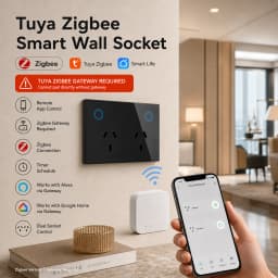 Melery Zigbee Tuya Smart AU Wall Socket Electrical Outlet Power Monitoring Touch Sensor Switch Wireless Remote Alexa Google Home