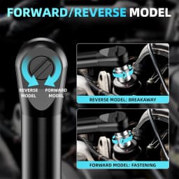 SEESII 3/8" Cordless Ratchet Wrench 21V 90Nm Electric Wrench 12V Rechargeable Angle Wrench Car Repair Tools with 2 Batteries ﻿