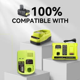 1/2/4 PCS 5.0Ah P108 Replace for Ryobi 18V Battery Pin for P102 P104 P107 P109 RB18L50 Cordless Power Tools with LED Indicator