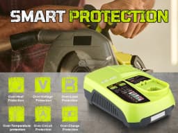 P117B 18V MAX Battery Charger Replace for Ryobi P102 P104 P105 P106 P108 Tool Battery pin