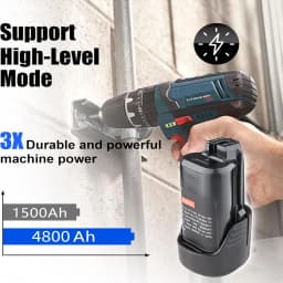 1/2/4Pcs 4.8Ah BAT411 Replace for Bosch 12V Li-ion Battery Pin Compatible with GBA12V30 BAT420 BAT411 BAT412 BAT413 Power Tools