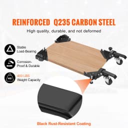 SucceBuy Mobile Base Heavy Duty Universal Mobile Base Stand Swivel Wheels for Woodworking Equipment Bandsaw Power Tools Machine