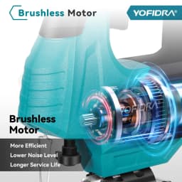 YOFIDRA 3800rpm Brushless Electric Jig Saw Infrared Laser Curve Saw Multi-Function Woodworking Tool For Makita 18V Battery pin