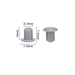 100Pcs Furniture Hole Covers Decor Plastic 5mm Diameter Screw Cap Cabinet Drill Hole Dust Plug Grommet Hardware Fitting