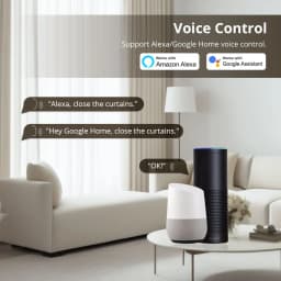 Zemismart Zigbee 3.0 Smart Curtain Track Work with Tuya Zigbee Hub SmartThings Alexa Google Home Assistant Electric Curtains