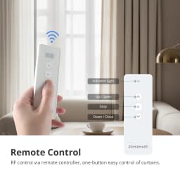 Zemismart Zigbee 3.0 Smart Curtain Track Work with Tuya Zigbee Hub SmartThings Alexa Google Home Assistant Electric Curtains