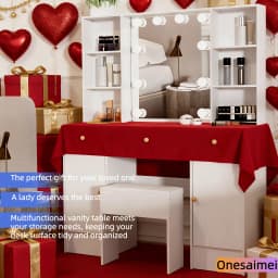 Brand new bedroom dressing table with vanity mirror Features three colour modes and adjustable brightness Birthday gift