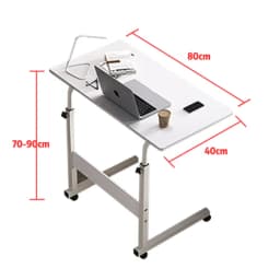 PORIYA Mobile Laptop Desk Computer Table Stand Adjustable Bed Bedside Portable Study