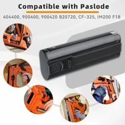 1/2/4Pcs 4.8Ah 6V Ni-MH Battery Replace for Paslode 6V Battery Pin Compatible with 404717 B20544E 404400 900400 900420 900600