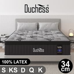 Duchess QUEEN DOUBLE KING SINGLE Mattress Bed Euro Top Pocket Spring Medium Firm 34cm