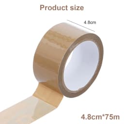 4.8cm x 75m Transparent And Brown Packaging Tape For Practical Sealing Of Boxes