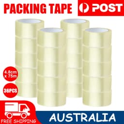 4.8cm x 75m Transparent And Brown Packaging Tape For Practical Sealing Of Boxes