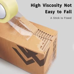 4.8cm x 75m Transparent And Brown Packaging Tape For Practical Sealing Of Boxes
