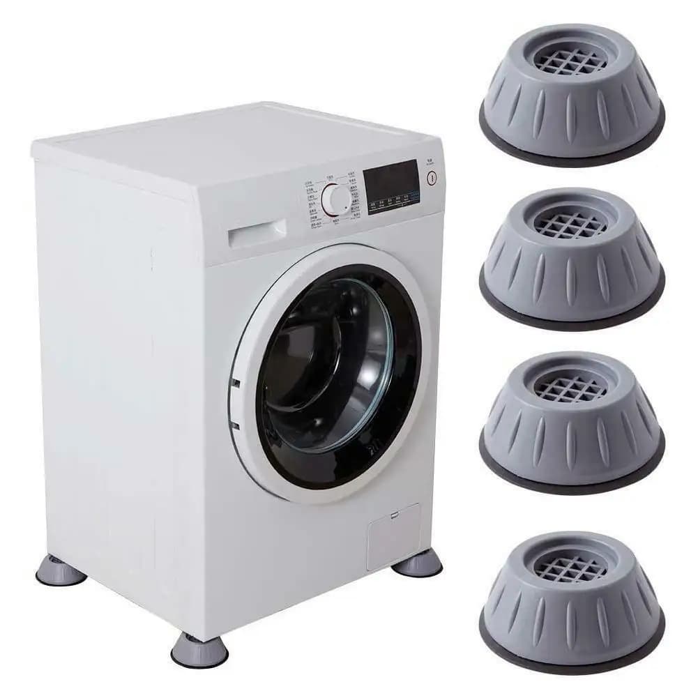 1-4Pcs Anti Vibration Feet Pads Legs Slipstop Silent Skid Raiser Mat For Washing Dryer Machine Support Dampers Stand Furniture