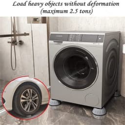 1-4Pcs Anti Vibration Feet Pads Legs Slipstop Silent Skid Raiser Mat For Washing Dryer Machine Support Dampers Stand Furniture