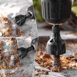 Tungsten Steel External Electric Chamfer Tool Remove Burr Clean Bolt Tool New
