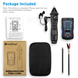 BT-5900A Multi functional cable tester Cable Finder Tone Generator Probe Kit Wire Tracker Toner Ethernet LAN Network CableTester