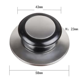 2pcs Replacement Knob Handle For Glass Lid Knob Handle Stainless Steel Pot Pan Cover Cookware Handle Accessories Kitchen Tools
