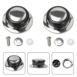 2pcs Replacement Knob Handle For Glass Lid Knob Handle Stainless Steel Pot Pan Cover Cookware Handle Accessories Kitchen Tools