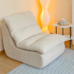 Beanbag sofa, high-density foam sofa, chenille flannelette comfortable single chair, leisure reading chair