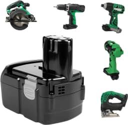 1/2/4Pcs 7.0Ah Li-on EBM1830 Replace for Hitachi 18V Battery Pin BCL1815 BCL1820 BCL1825 BCL1830 Compatible With Cordless Tools