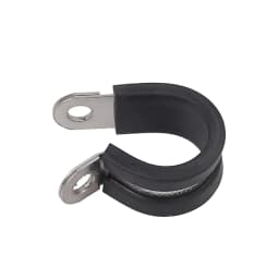 10PCS P Clips Rubber Lined Cable Hose Pipe Clamps Holder Air Clip Clamp 6mm-24mm