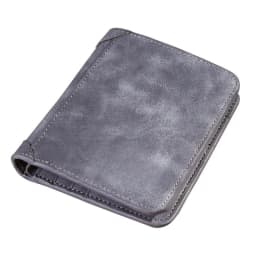 Men's Wallet Leather Billfold Slim Hipster Cowhide Credit Card/ID Holders Inserts Coin Purses Luxury Business Foldable Purse
