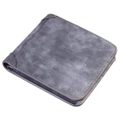 Men's Wallet Leather Billfold Slim Hipster Cowhide Credit Card/ID Holders Inserts Coin Purses Luxury Business Foldable Purse