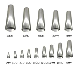 14pcs Caulking Finisher Tool Stainless Steel Scraper Set Nozzle Spatulas Filler