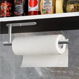 Paper Towel Holder Hanger Rack Kitchen Shelf Organizer Roll Cup Under Cabinet