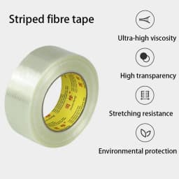 Grid Fiber Tape Toy Airplane Model Super Strong Mesh Single-Sided Tape Wear-Resistant Glass Fiber Strong Reinforced Tape