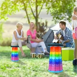 Portable Folding Stool for Camping Picnic Fishing Sketching Lightweight Compact Outdoor Seat