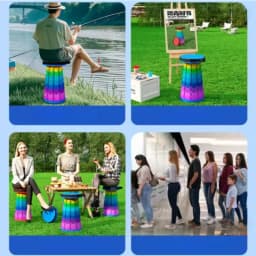 Portable Folding Stool for Camping Picnic Fishing Sketching Lightweight Compact Outdoor Seat