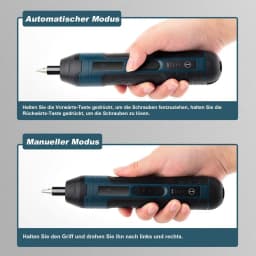 1300mAh Rechargeable Cordless Electric Screwdriver Set Adjustable Torque & Speed
