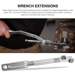 Wrench Extension Heavy Duty Spanner Extender Adaptor Universal Garage Mechanics