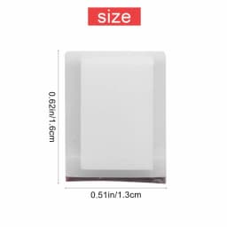 Self-Adhesive LED Strip Light Mounting Brackets And Clips,LED Light Strip Clips,LED Strip Light Holder (100-PACK White)