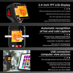 BSIDE New Thermal Imaging Camera Industrial HX3 -20-550C HD Resolution PCB Pipe Inspection Fire Safety Thermal Imager