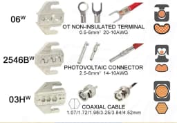7Pcs Ratchet Crimper Plier Crimping Tool Cable Wire Electrical Terminals Kit
