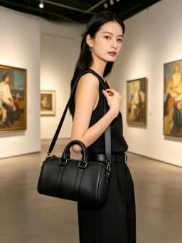 Casual Leather Women Handbags Barrel-Shaped Shoulder Bag New Autumn and Winter Crossbody Bags for Women Small Clutch Purses