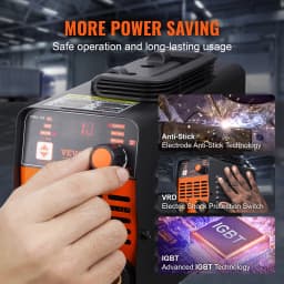 SucceBuy Stick Welder 140A /160A/200A ARC/Lift TIG 2-IN-1 Welding Machine w/ IGBT Inverter Portable MMA Welder Machine Hot Start