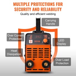 SucceBuy Stick Welder 140A /160A/200A ARC/Lift TIG 2-IN-1 Welding Machine w/ IGBT Inverter Portable MMA Welder Machine Hot Start