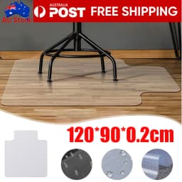 Office Home Chairmat Chair Mat PVC For Carpet Soft Floor Protector Computer Work 120x90CM Clear PVC Desk Chair Mat