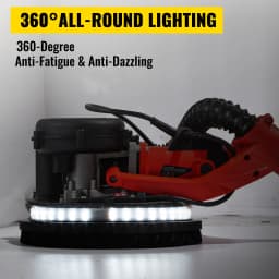 SucceBuy 850W Drywall Sander Variable Speed 800-1750RPM Electric Drywall Sander Foldable Sheetrock Sander with Telescope Handle