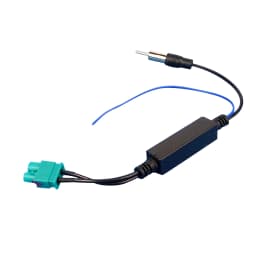 Car Dual FAKRA RF Radio Antenna Adapter With Amplifier For Volkswagen Dual Head Radio Antenna Conversion Head Auto Accessories