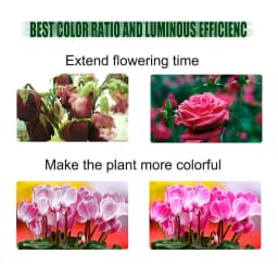 225pcs LED Grow Light Hydroponic Full Spectrum Indoor Veg Flower Plant Lamp