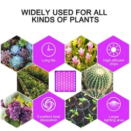 225pcs LED Grow Light Hydroponic Full Spectrum Indoor Veg Flower Plant Lamp