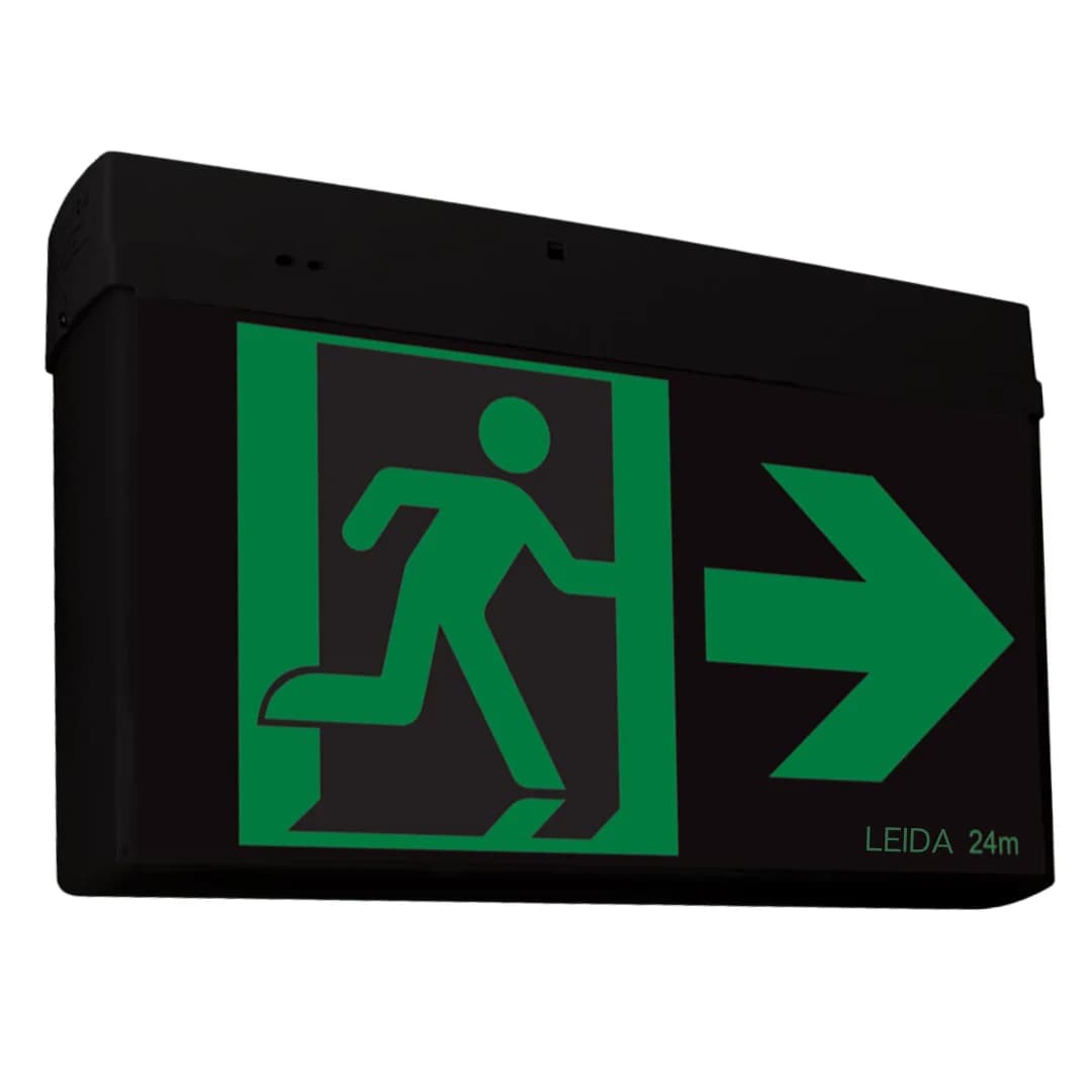 Universal Exit Black 24M Single & Double Sided with Running Man Diffusers